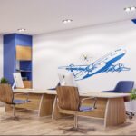 , travel office interior design